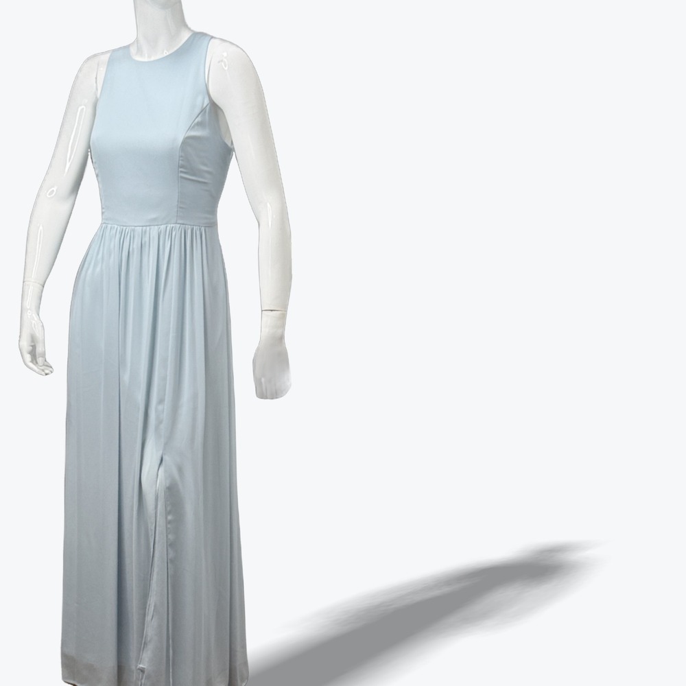 Thread Bridesmaid Dress TH008 A2 Mist Blue Sleeveless‎ Maxi Gown 10R